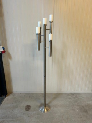 Kaarsenstandaard RVS, 5-vlammig