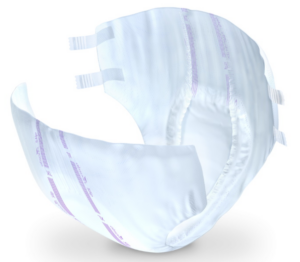 Incontinentieluier met plakstrips