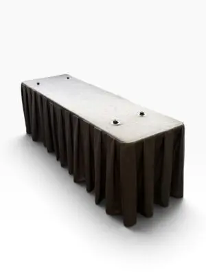 Schaarwagen, Buisframe en Draperie